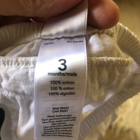 White Ruffle Bottom Bloomers - Picture 3 of 4